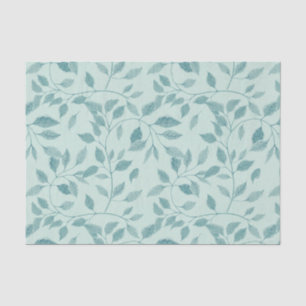 Trendy Pretty Botanical Greenery Pattern Tissue Paper