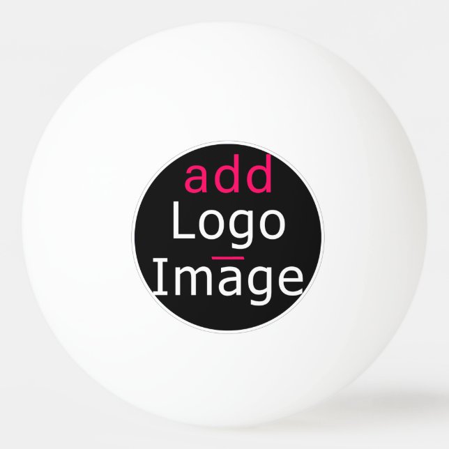 Trendy Professional Business Customisable  Ping Pong Ball (Front)