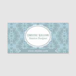 Trendy Professional Interior Designer Name Tag
