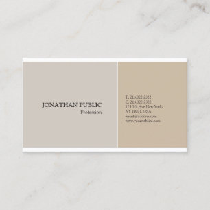 Trendy Professional Modern Elegant Harmonic Colour Business Card