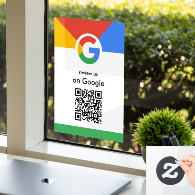 Trendy Professional Scan to Review Google QR Code (Office)
