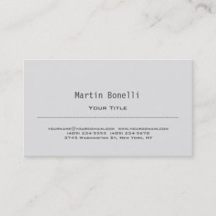 Trendy Professional Simple Modern Business Card