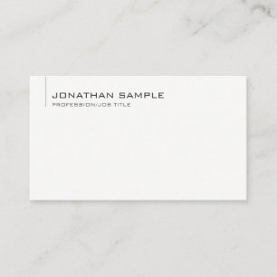 Trendy Professional Template Minimalist Modern Business Card