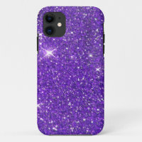 Trendy Purple Sparkling Glitter Glitz