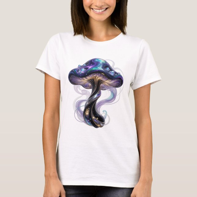 Trendy Purple UNKNWN Statement Design T-Shirt (Front)