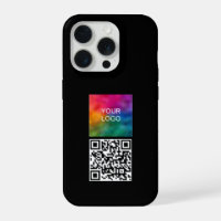 Trendy QR Code Upload Logo Template Elegant Design