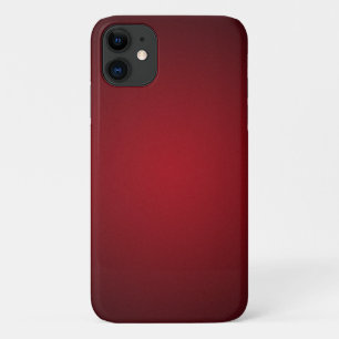 Trendy Red-Black Grainy Vignette Case-Mate iPhone Case
