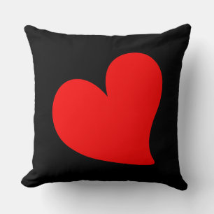 TRENDY RED HEART VALENTINES DAY CUSHION