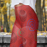 Trendy Red Hypnotic Swirls Pattern Leggings<br><div class="desc">Captivating Style: Get ready to mesmerise with these Hypnotic Swirls leggings! Bold, colourful, and stylish, these leggings are the perfect way to turn heads whether you’re at the gym or enjoying a casual day out. Comfortable yet eye-catching, they’re designed to showcase your unique flair. Don’t miss out—add these to your...</div>