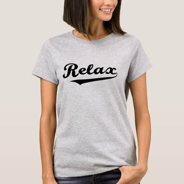 trendy relax chill summer  beach t-shirt design (Front)