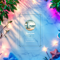 Trendy Retro Beach Club Birthday Party