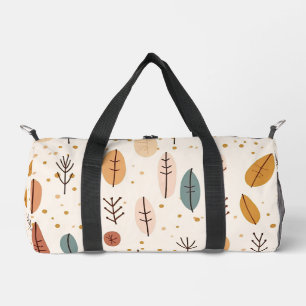 Trendy Retro Boho Abstract Collection Duffle Bag