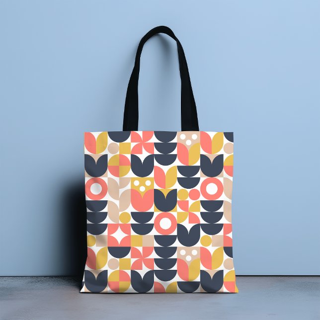 Trendy Retro Floral Pattern Tote Bag (Creator Uploaded)