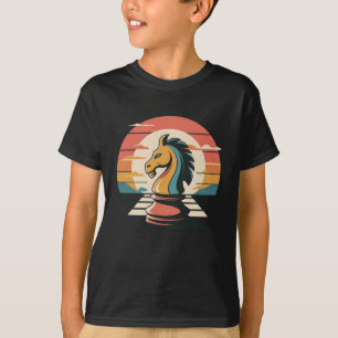 Trendy Retro Vintage Chess Pieces Lover T-Shirt