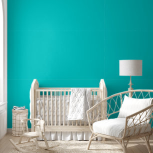 Trendy Robin Egg Blue Solid Colour   Elegant Wallpaper