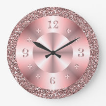 Trendy Rose Gold Glitter Sparkle 