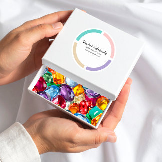 Trendy Round Product Gift Labels