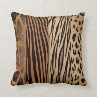 Trendy Rustic Animal  Printed Zebra Stripe Pillow