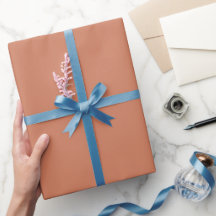 Trendy Rustic Copper - Wrapping Paper Roll