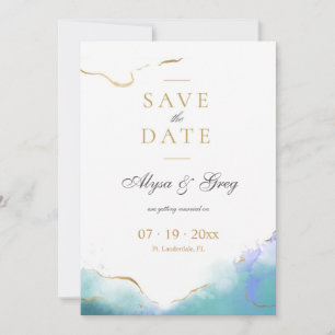 Trendy Save the Date Announcement