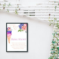 Trendy Scooped Ice Cream Ring Hunt Bridal Shower