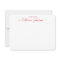 Trendy Script Calligraphy A Note From Bright Red