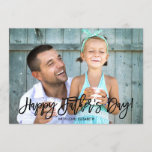 Trendy Script | Father's Day Photo Card<br><div class="desc">Send love this Father's day with this stylish full photo card featuring a pretty script font.</div>
