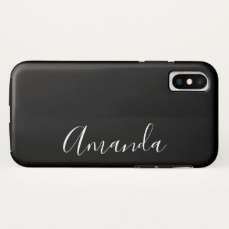 Trendy Script Font (Black) Case-Mate iPhone Case