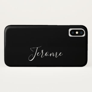 Trendy Script Font (Black) Case-Mate iPhone Case
