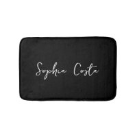 Trendy Script Modern Custom Signature Name Black