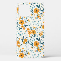 Trendy seamless vintage floral pattern. Endless de