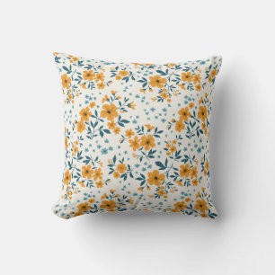 Trendy seamless vintage floral pattern. Endless de Cushion