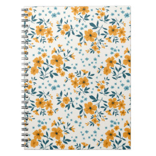 Trendy seamless vintage floral pattern. Endless de Notebook