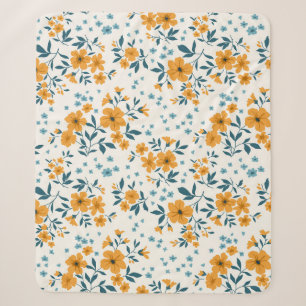 Trendy seamless vintage floral pattern. Endless de Sherpa Blanket