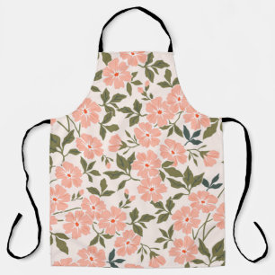 Trendy seamless vintage floral pattern. Endless pr Apron