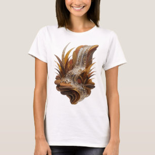 Trendy Silver ABSTRACT ART Art Print T-Shirt