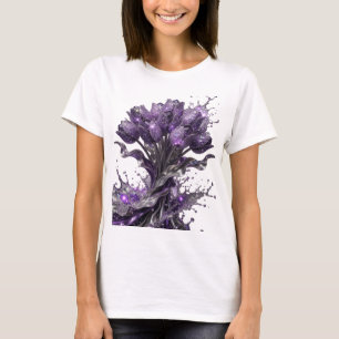 Trendy Silver ABSTRACT ART Art Print v2 T-Shirt