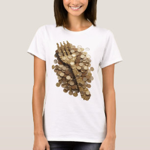 Trendy Silver ABSTRACT ART Art Print v3 T-Shirt