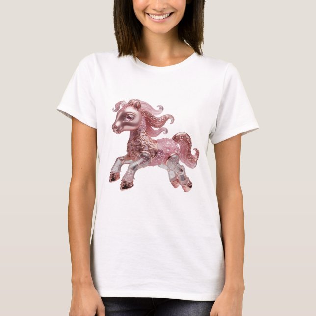 Trendy Silver ABSTRACT ART Graphic Design T-Shirt (Front)