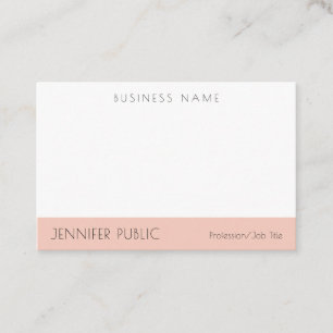 Trendy Simple Elegant Modern Professional Template Business Card