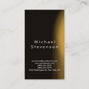 Trendy Simple Plain Business Card