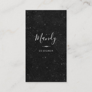 Trendy Simple / Speckled Business Card