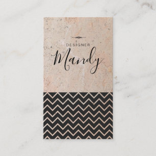 Trendy Simple / Speckled   Designer Fresh Business Card