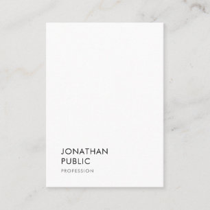 Trendy Simple Template Elegant Professional Modern Business Card