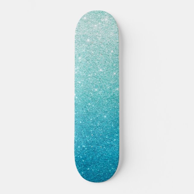 trendy skateboard with glitter glitter (Front)