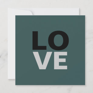 Trendy Slate Grey Background Love Wedding