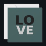 Trendy Slate Grey Background Love Wedding<br><div class="desc">You can easily change the fonts and colours. You can also add your logo and the background image as you like.</div>