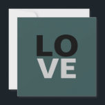 Trendy Slate Grey Background Love Wedding<br><div class="desc">You can easily change the fonts and colours. You can also add your logo and the background image as you like.</div>