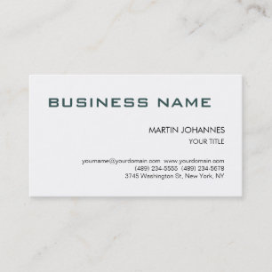 Trendy Slate Grey Black White Business Card