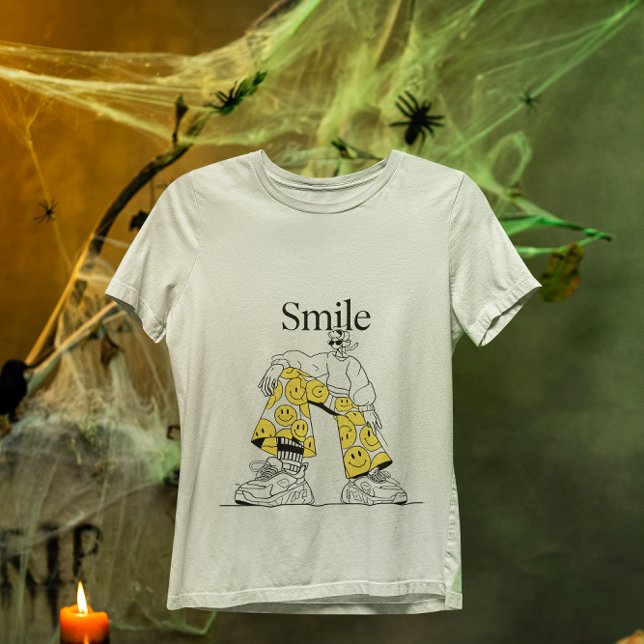 Trendy Smile Face Streetwear T-Shirt (Creator Uploaded)